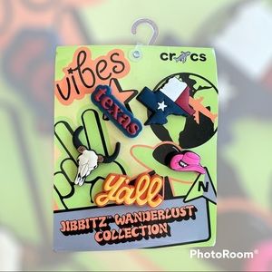 Crocs Wanderlust Jibbitz Texas